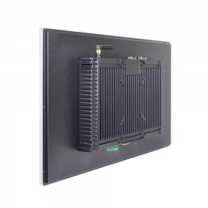 21,5” I5-6300u väggmonterad industriell allt-i-ett-paneldator med pekskärmsskärm