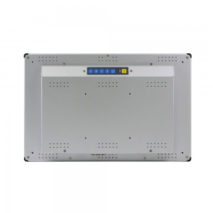 personalización de monitores de panel táctil industrial integrados de 27 polgadas con perfil bajo sin ventilador