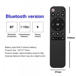BLE 5.2 BLUETOOTH REMOTE CONTROL+IR LEARNING