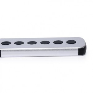 6 na key na aluminum remote control na naka-customize na RF remote control 433mhz o 2.4G para sa audio/speaker