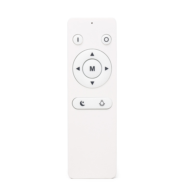 Slim new white custom IR 433mhz 9 buttons remote control Featured Image