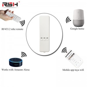 Smart home wifi wireless remote control imachititsa khungu khungu la dzuwa