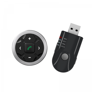 Botón Multimedia Bluetooth para controlador inalámbrico de coche receptor Bluetooth con función de llamada