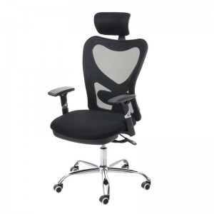 Labing Maayo nga Ergonomic Colorful Mesh High Office Chair nga adunay Adjustable Arms