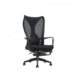 Najlepsze ergonomiczne rozkładane krzesło biurowe z siateczką i podnóżkiem