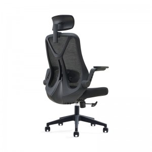 Ergonomic Executive Mesh Computer Office Chair Uban sa Retractable Arms