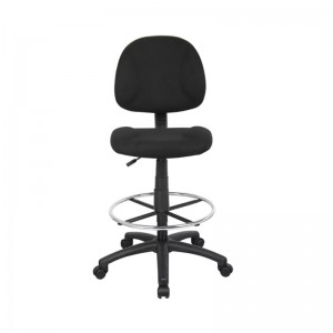 China Cheap price Orange Office Chair - Fabric Drafting Chair with Footring, Armless – GDHERO
