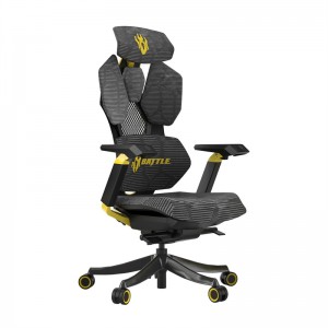 Nova cadeira de xogos de carreiras ergonómica axustable de coiro PU máis cómoda e de alta calidade