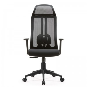 Karrige zyre me rrotullim ergonomik me rrjetë të lartë të pasme më komode me mbështetëse koke