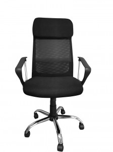 Protector de chan para cadeira de oficina de apoio lumbar do executivo de respaldo alto