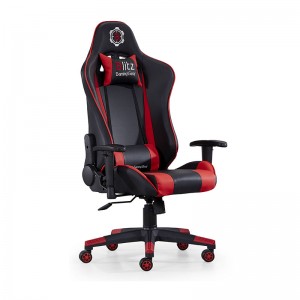 Racing Style Adjustable PC Gaming Stoel mei Lumbar Support