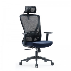 Chaise de bureau inclinable réglable ergonomique en maille de qualité supérieure en Chine avec appui-tête