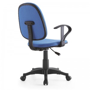 Νέα μοντέρνα άνετη υφασμάτινη καρέκλα γραφείου για υπολογιστή με περιστρεφόμενη μεσαία πλάτη με υποβραχιόνιο