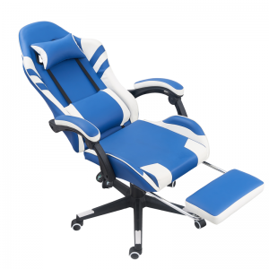 Cadeira de jogo ergonômica confortável e econômica com melhor orçamento por atacado com apoio para os pés