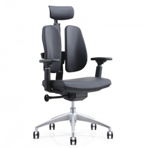 Melhor cadeira ergonômica moderna cadeira de escritório com encosto duplo