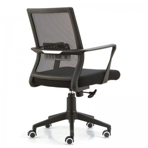 Silla de trabajo moderna con respaldo medio, compacta, la mejor silla de oficina con brazo 2021
