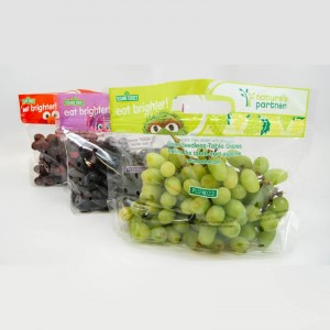 فروزن فوڈ اینٹی فوگنگ تازہ شفاف پلاسٹک تازہ پھل سبزیاں پیکنگ بیگ وینٹ ہولز کے ساتھ