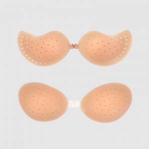 Strapless Invisible Adhesive Comfortable Air Holes Silicone Bra