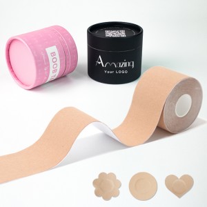 Custom Packaging Breathable Invisible Waterproof Breast Lifting Boob Tape