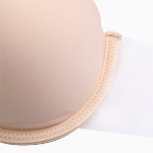 BREATHABLE INVISIBLE STRAPLESS BACKLESS LIFT UP W-UNDERWIRED ADHESIVE BRA