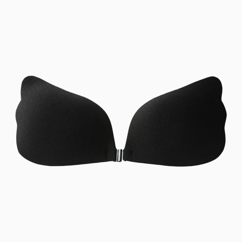 WING FRONT BUCKLE WIRELESS INVISIBLE ADHESIVE STRAPLESS BRA