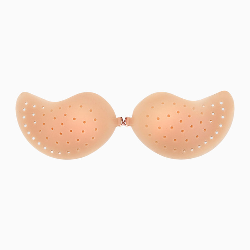 MANGO CUP STRAPLESS INVISIBLE COMPORTABLE AIR BUTANG SILICONE ADHESIVE BRA