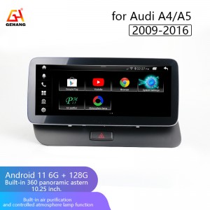 Android 11 Avtomobil radiosu 128G Avtomobil Ağıllı Sistem carplay audi A3A4A5Q5 üçün havanın təmizlənməsi