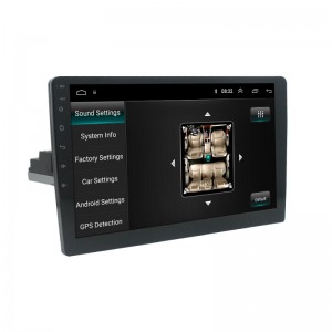 7 9 10 инчен GPS радио автоматски плеер Стерео навигација на екранот Андроид 1Din Мултимедијален ДВД плеер за автомобили