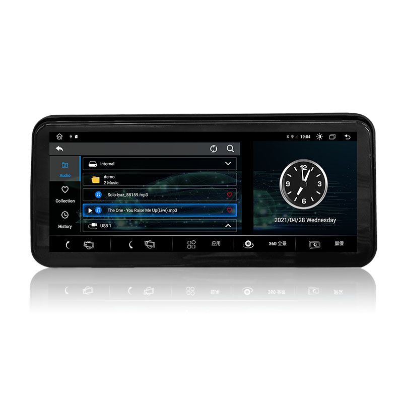 Imagem em destaque da tela giratória do Range Rover Sport Android de 10,3″