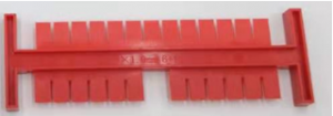 DYCP-31DN Comb 13/6 šulinėlių (1,0 mm)