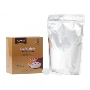 Xelatina comestible caseira de uso familiar puro para bolos de mousse en paquete en caixa: 500 g/caixa
