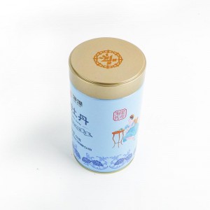 500ml Empty Round With Lid Tea tin can TTC-021
