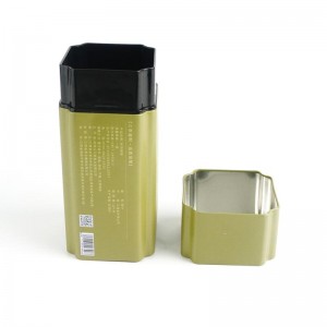 500 मिलीलीटर खाद्य पैकेजिंग अनुकूलित चाय टिन बॉक्स TTB-015