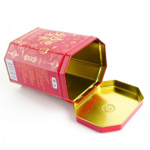Gift Box Flap Lid Tea tin can TTB-011