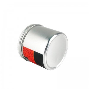 Manufacture Screw Top Metal Tea tin can TTC-023