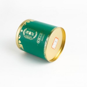Luxury Cylinder Metallic Gift Tea tin TTC-037