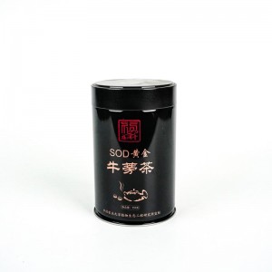 Lata de chá com impressão de logotipo personalizado TTC-019