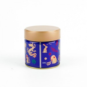 Custom Luxury Airtight Metal Tea tin can TTC-034