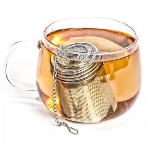 Filtre à thé infuseur à boules en acier inoxydable TT-TI008