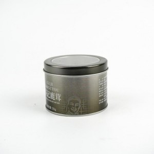 Pielāgota dizaina pārtikas kvalitātes tējas skārdene TTC-032