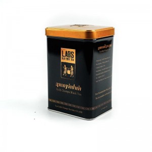 Square Tea tin can TTB-008