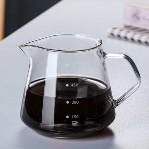 Aboqui de vidre sobre l'olla degotejada de cafè GM-600LS