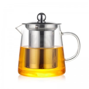 Glass Tea Pot Modernong modelo: TPH-500