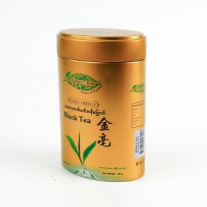 Okomoko Aluminom Metal Tea tin nwere ike TTC-029