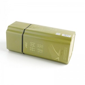 500 ml embalaže za živila, prilagojena pločevinasta škatla za čaj TTB-015