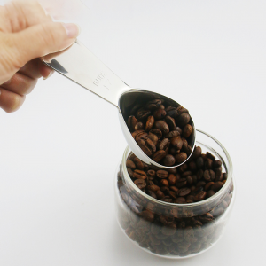 Ruostumattomasta teräksestä valmistettu kannettava kahvin mittalusikka