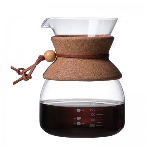 600ml Eco Friendly Hand Drip Pour Over Coffee Tea Maker CP-600RS