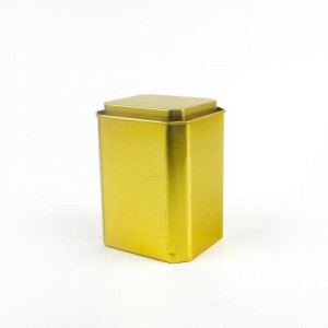 Velika zlatna metalna kutija za čaj TTB-020