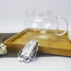 Stainless Steel Robot Tea Filter Herbal Spice Strainer TT-TI012