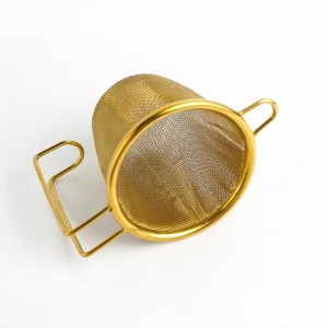 Stainless Steel Tea Infuser Filter na may Handle TT-TI005